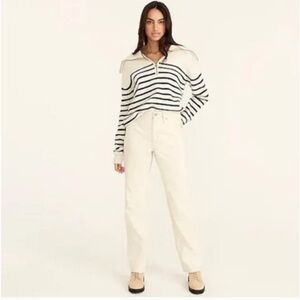 Jcrew slouchy boyfriend in ecru